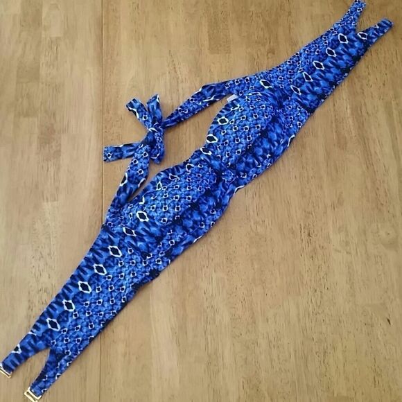 𝅺SWIM SEXY PlUS SIZE TRIBAL BANDEAU - Picture 4 of 8